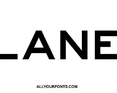 Lanee font