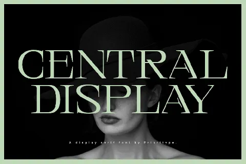 Central Display DEMO font