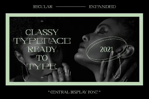 Central Display DEMO font