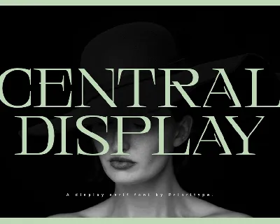 Central Display DEMO font