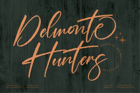 Delmonte Hunters font