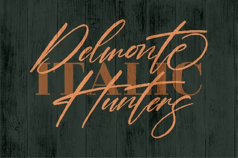 Delmonte Hunters font