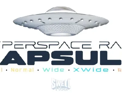 Hyperspace Race Capsule Family font