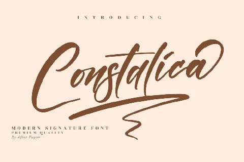 Constalica font