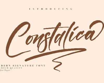 Constalica font