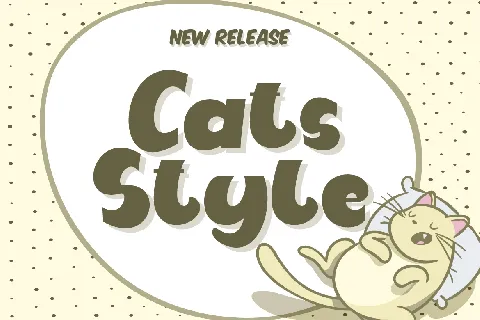 Cats Style Personal Use Only font