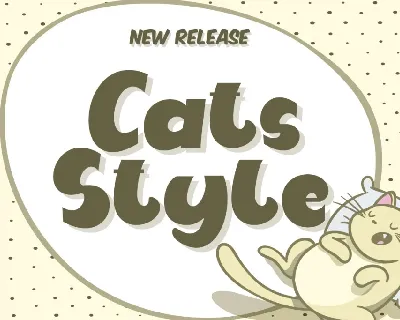 Cats Style Personal Use Only font