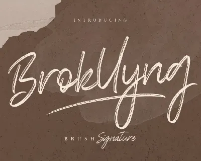 Brokllyng font