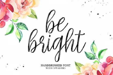 Be Bright Script font