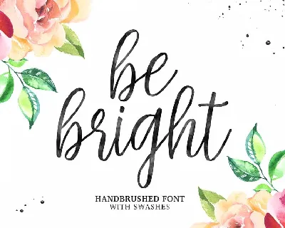 Be Bright Script font