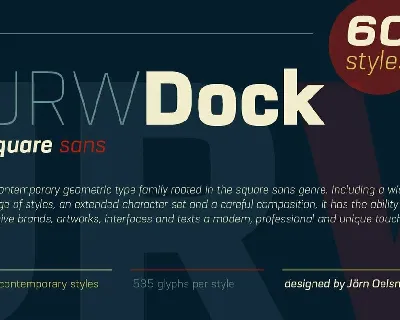 URW Dock Family font