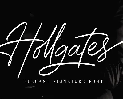 Hollgates font