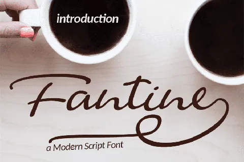 Fantine-free font