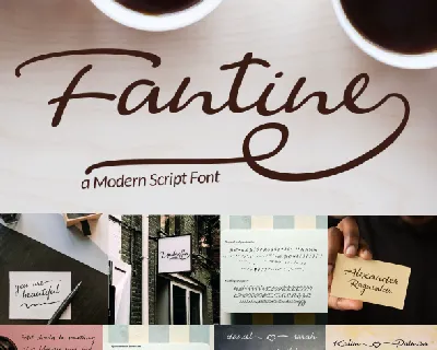 Fantine-free font