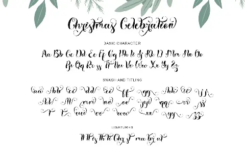 Christmas Celebration font