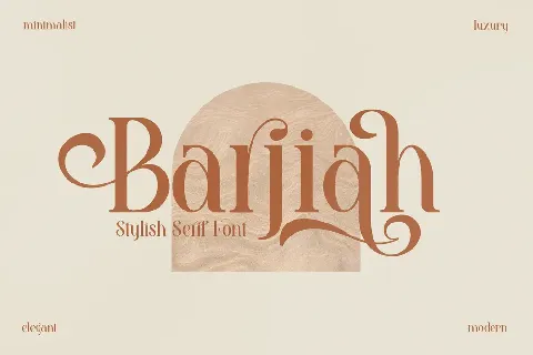 Barjiah font