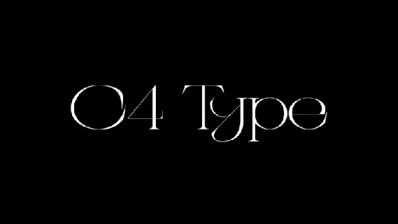 C4 Type font