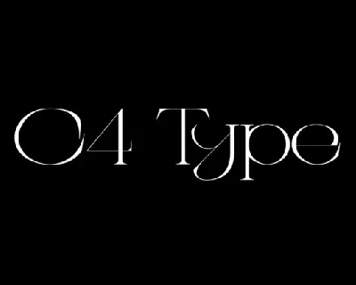 C4 Type font