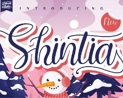 Shintia Script font