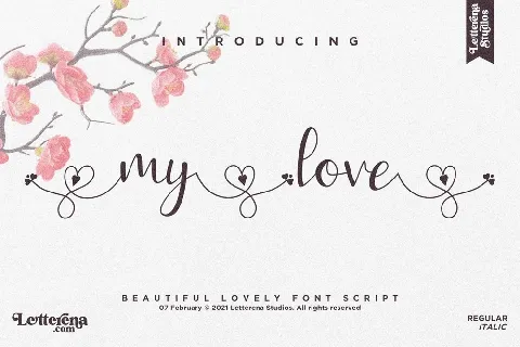 My Love font