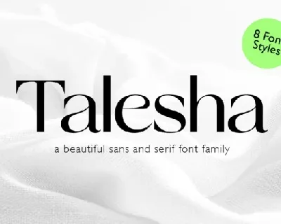 Talesha font