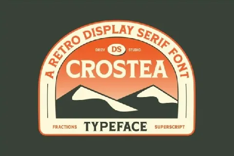 Crostea font