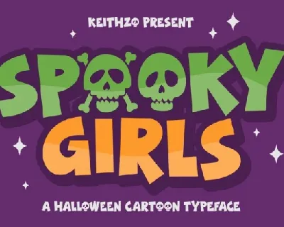 Spooky Girls font