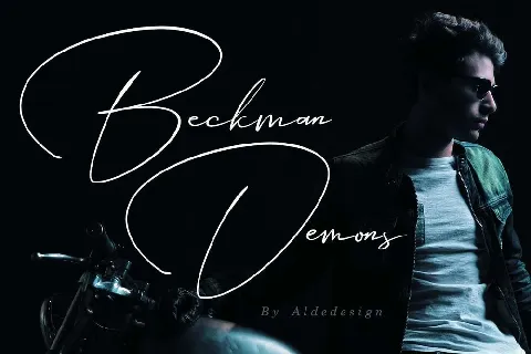 Beckman Demons font