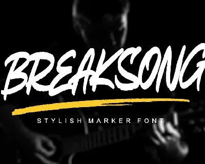 BREAKSONG font