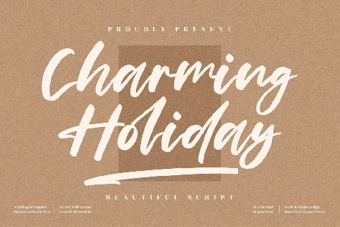 Charming Holiday font