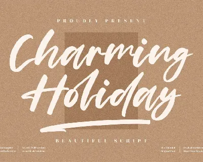 Charming Holiday font