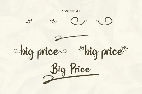 Big Price font