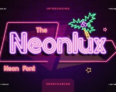 Neonlux font