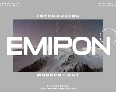 Emipon font