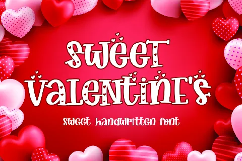 SweetValentines font