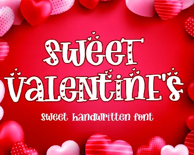 SweetValentines font