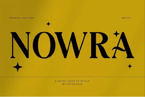 Nowra font
