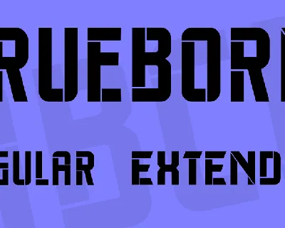 Trueborn font