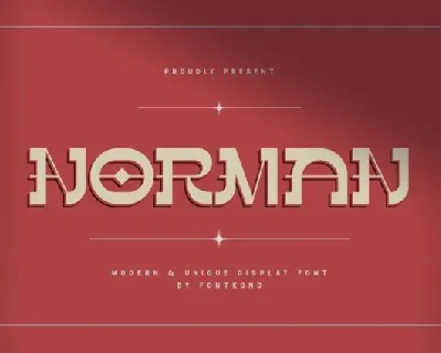Norman font