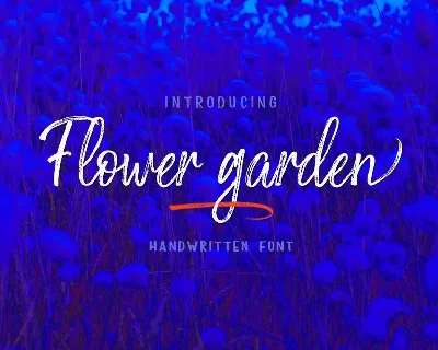 Flower Garden font