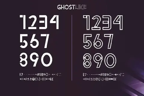 Ghostlike Demo font