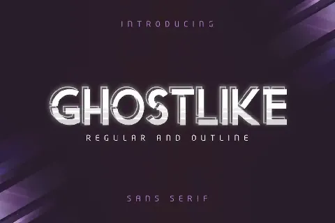 Ghostlike Demo font