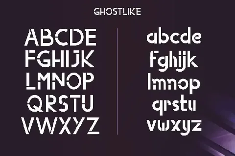 Ghostlike Demo font