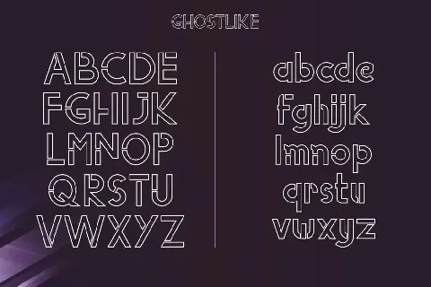 Ghostlike Demo font