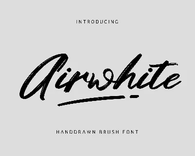 Airwhite font