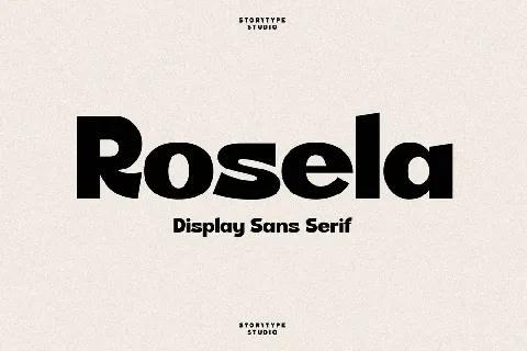 Rosela Typeface font