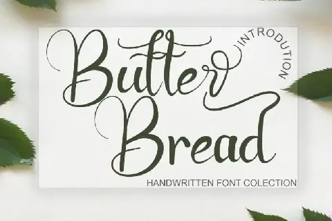 Butter Bread Calligraphy font