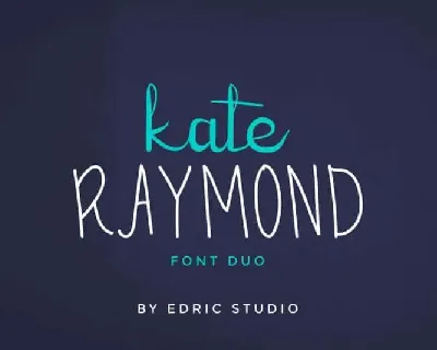 Kate Raymond Duo font