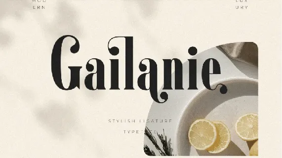 Gailanie font