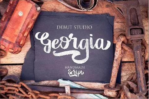 Georgia Script Free font